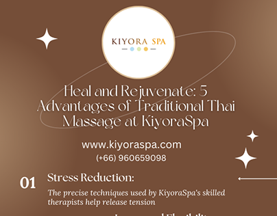 Benefit Of Traditional Thai Massage With Kiyoraspa