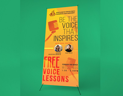 APY Voice Lessons Tarpaulin 2020
