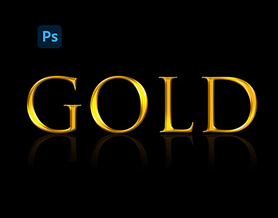 Gold Text Effect - Photoshop Tutorial