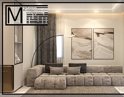 Modern Livingroom design New Cairo