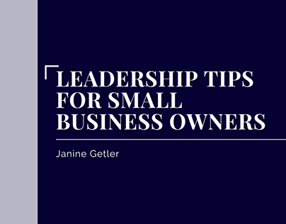 Leadership Tips For Small Business Owners