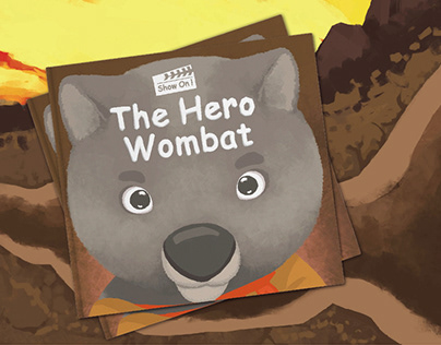 Children's book-The Hero Wombat英雄袋熊