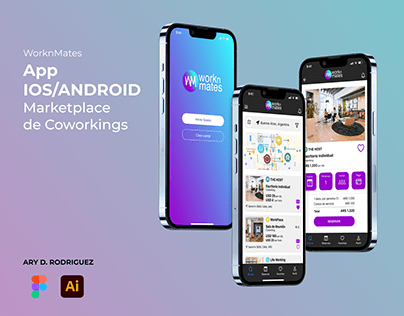 Project thumbnail - App IOS/ANDROID - Marketplace de Coworkings