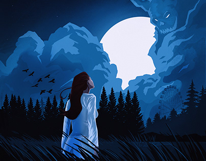 Amelia's Nightmare | Book Cover Illustration