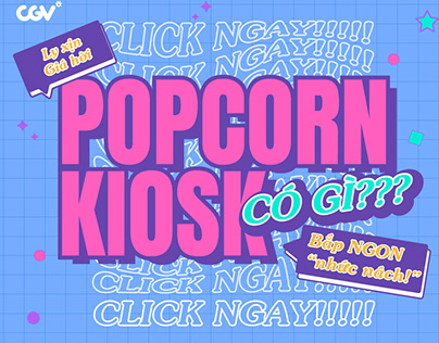 Social post for CGV's Kiosk popcorn