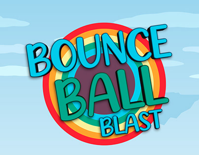 Bounce Ball Blast Game UI
