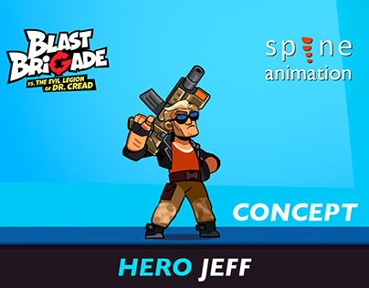 BLAST BRIGADE Hero Jeff Concept