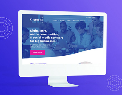 Khoros.com Website Redesign