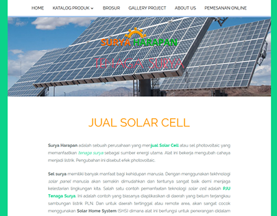 Surya Harapan - Produk solar cell tenaga surya