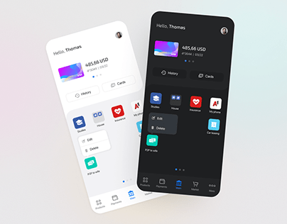 Mobile Bank concept - App Design