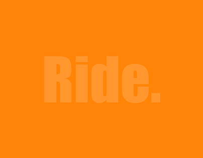 RIDE - A Website landing Page for Cycle