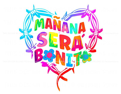 Heart Logo Manana Sera Bonito PNG Sublimation File