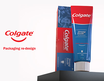 Colgate Strong teeth | Re-Packaging design