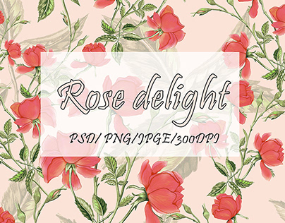 Project thumbnail - Rose delight pattern