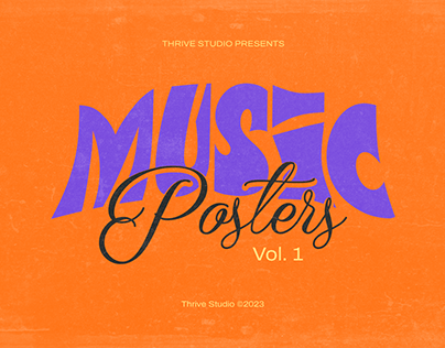 Project thumbnail - Music Posters Vol. 1