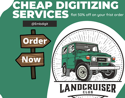 Cheap Embroidery Digitizing Services By Embdigit
