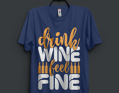 Wine T Shirt Design