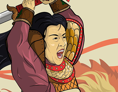 Poster for upcoming movie "Mulan" 2020