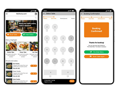 MyRestaurant - a mobile app