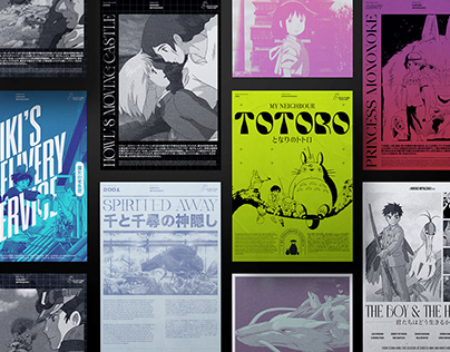 Studio Ghibli Movie posters