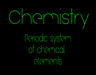 Chemistry: Periodic system of chemical elements.