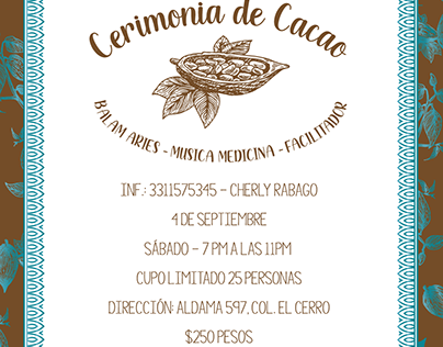 Cocoa Cerimony Flyer