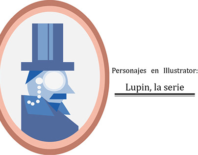 Personajes en Illustrator: Lupin