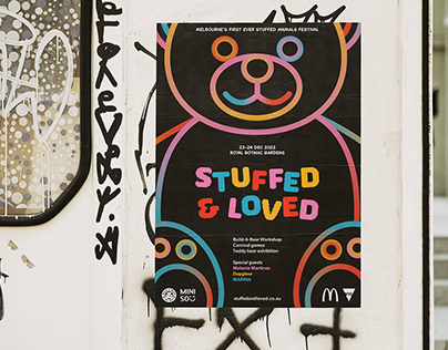 Project thumbnail - Stuffed & Loved | Festival concept design