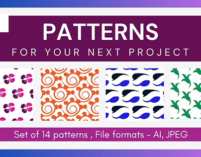 Patterns made in Illustrator