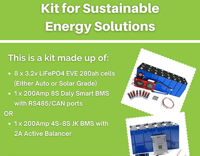 24V LiFePO4 Battery for Sustainable Energy Solutions