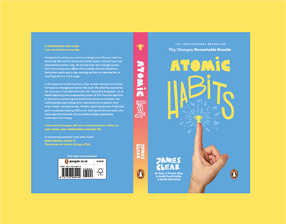 Atomic Habits Book Cover Design