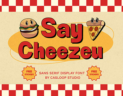 Project thumbnail - Say Cheezeu Sans Serif Display