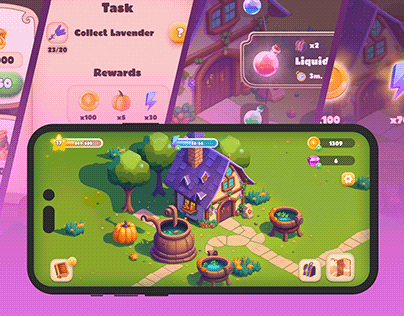Witch’s Garden — Game UI
