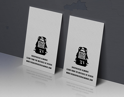Backpackers Almanac Business Cards