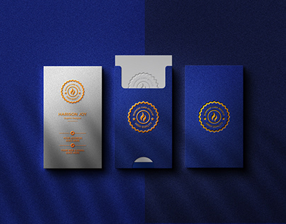 Download luxury Business Card with Logo Mockup
