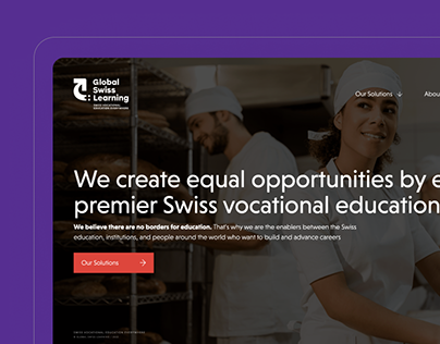 Global Swiss Learning | Website UX/UI Design