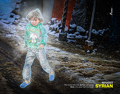Syrian child suffers from Cold (inhumanity kills)
