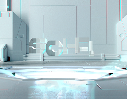 After effects template -Sci-fi Logo