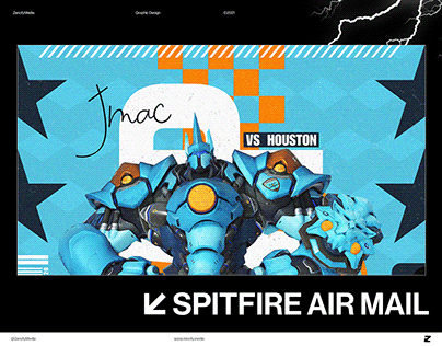 London Spitfire - Air Mail Poster Series