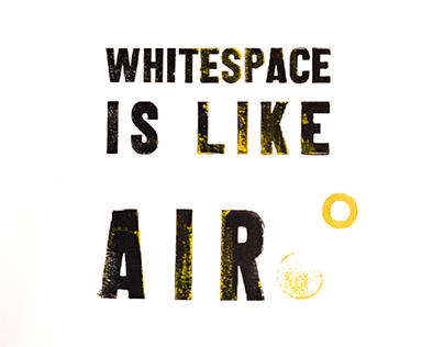 whitespace is like air