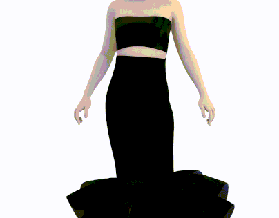 Project thumbnail - BLACK DRESS(CLO3D)