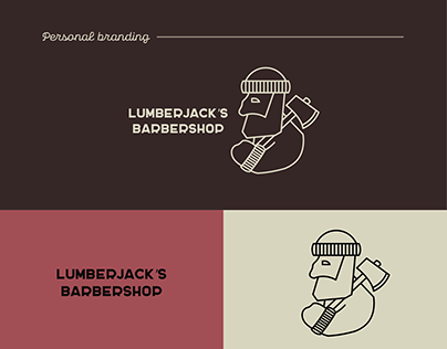 Фирменный стиль "Lumberjack's Barbershop"