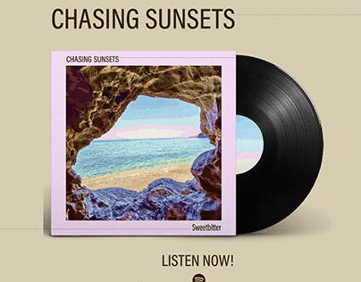 Project thumbnail - Chasing Sunsets | Album Cover Design