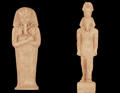 3D Pharaoh assets scan