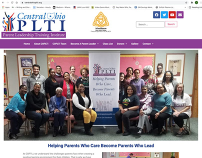 COPLTI logo and website redesign