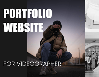 Portfolio website for videographer