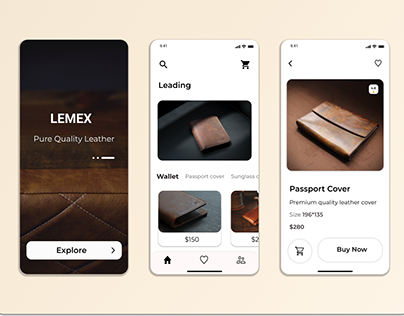 Leather Wallet App