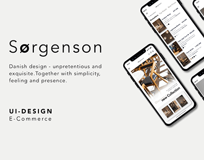 Sørgenson - E-Commerce UI-Design