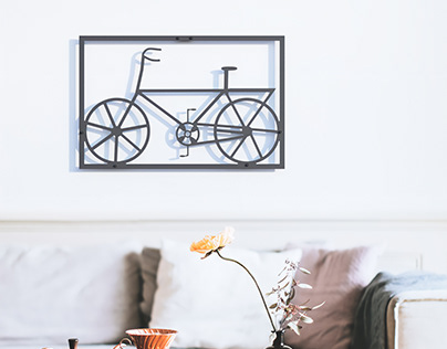 NC 3Dmodel CNC Print Wall Bike Decoration in10