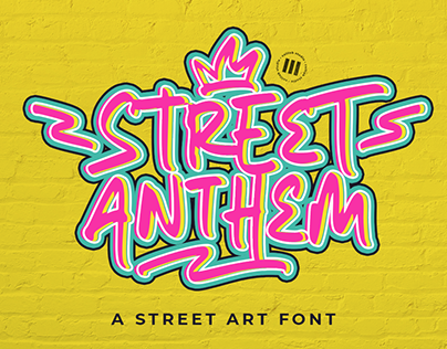 Street Anthem - A Display Font